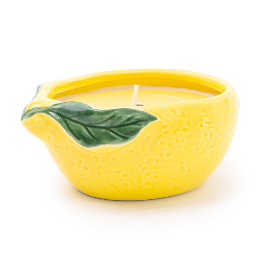 Ceramic Lemon Candle