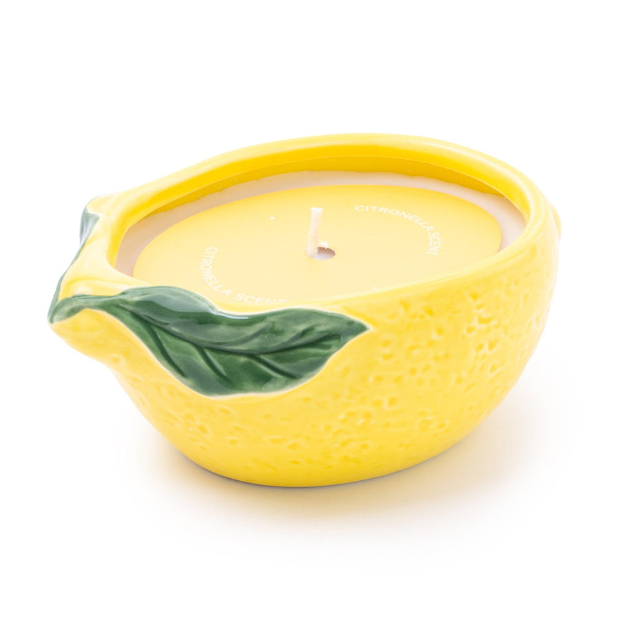 Ceramic Lemon Candle