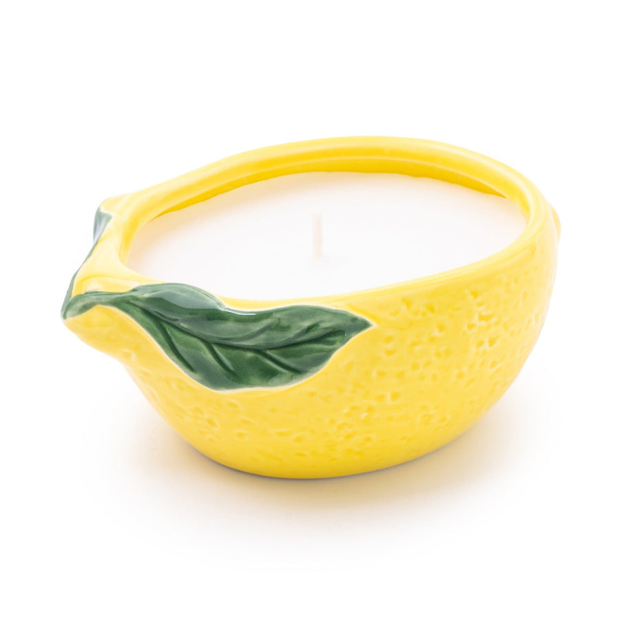 Ceramic Lemon Candle