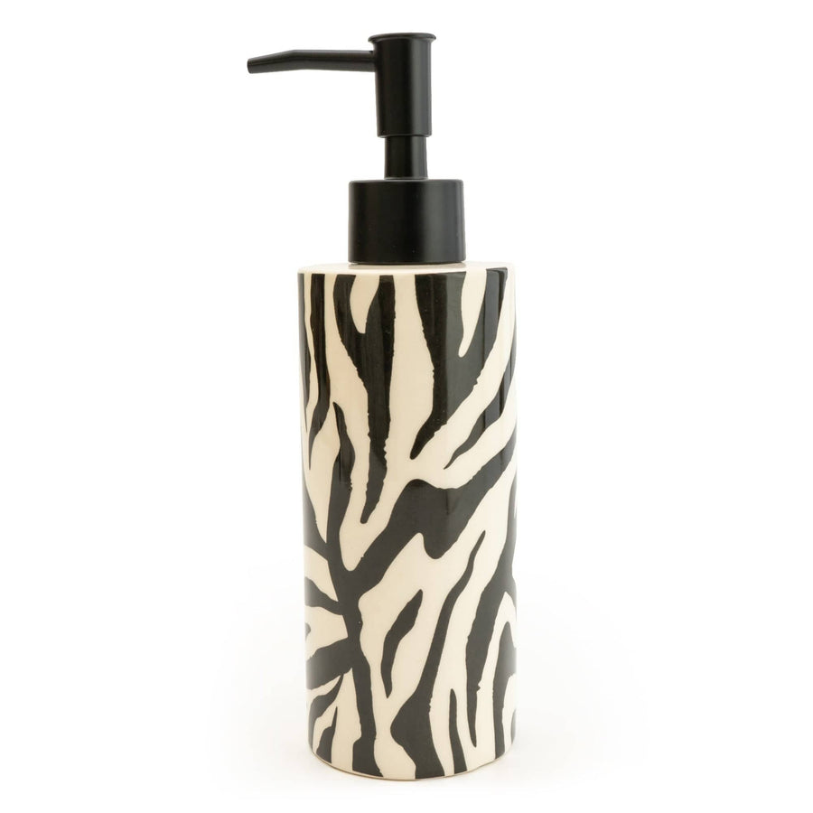 Zebra Print Soap Dispenser