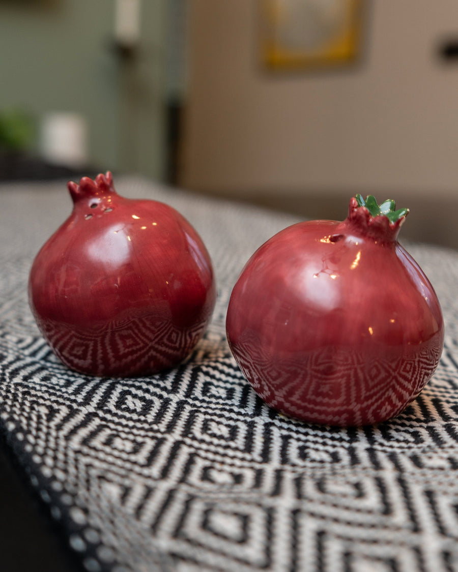 Pomegranate Salt & Pepper Pots