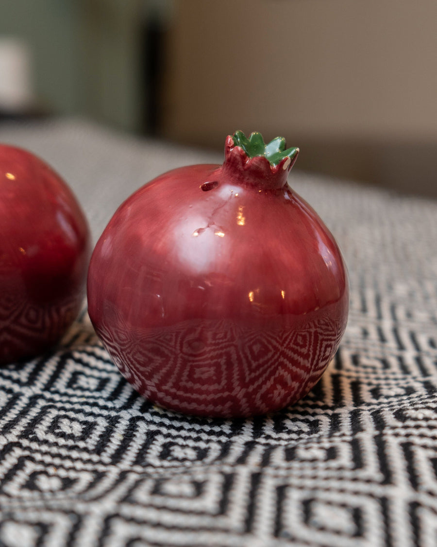 Pomegranate Salt & Pepper Pots