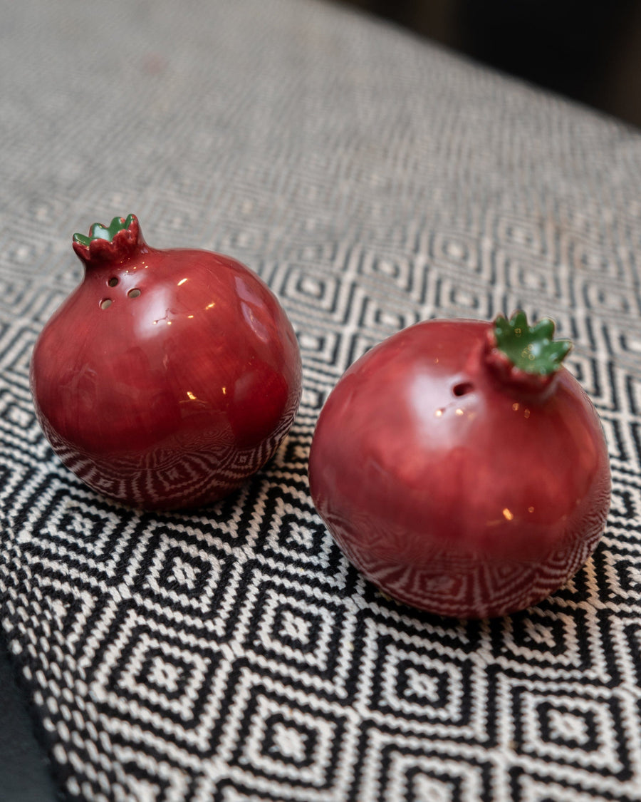 Pomegranate Salt & Pepper Pots