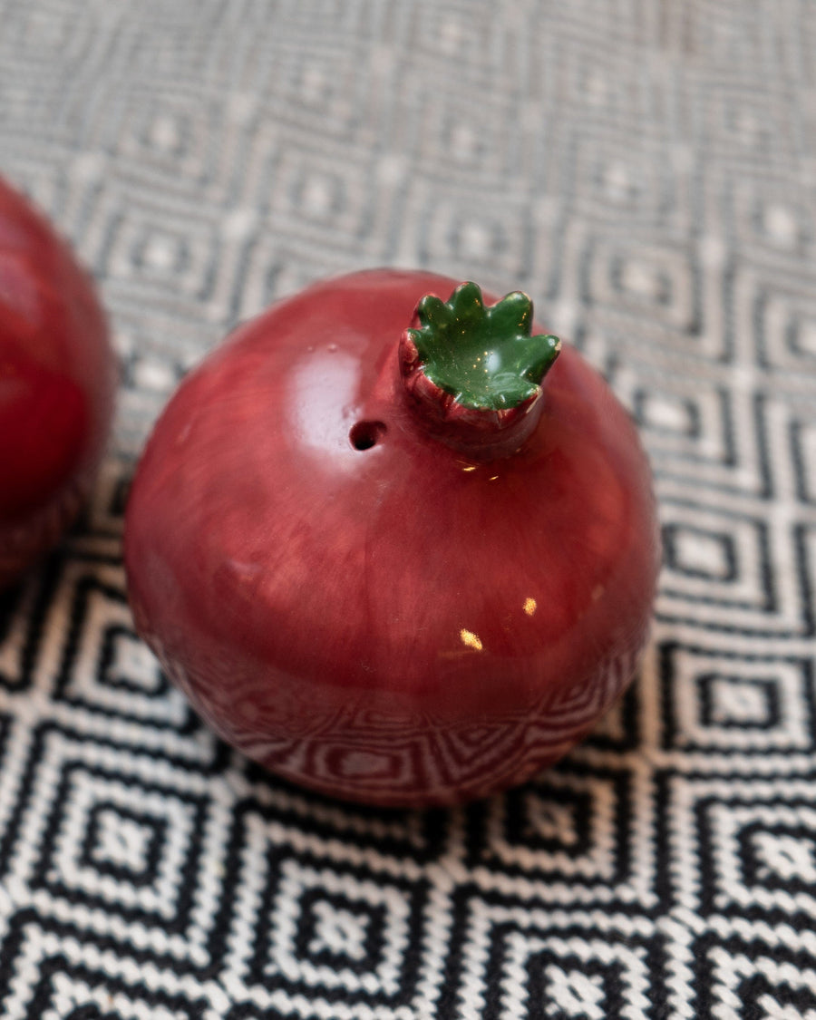 Pomegranate Salt & Pepper Pots