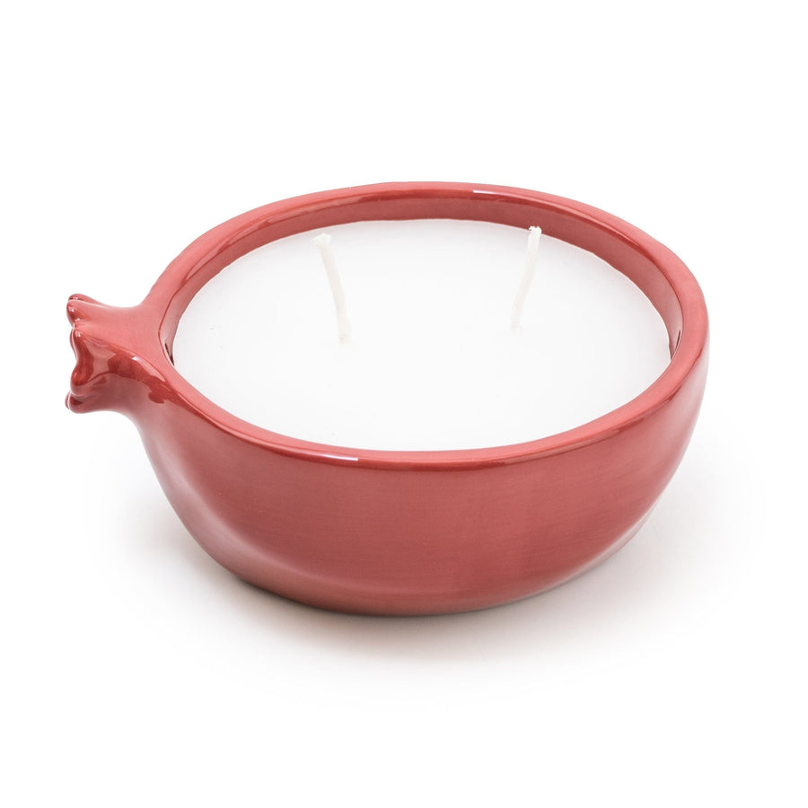 Ceramic Pomegranate Candle
