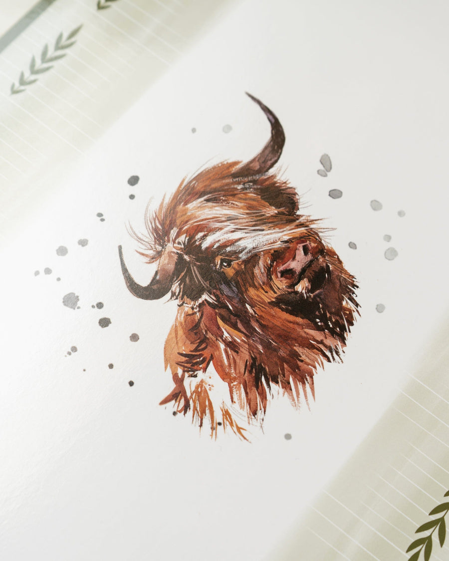 Set of 4 Highland Cow Placemats