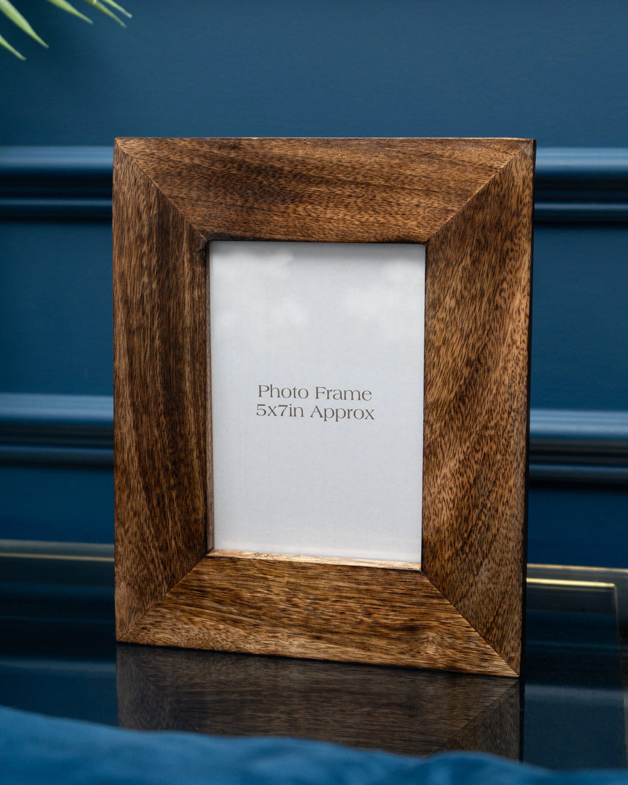 Dark Mango Wood Photo Frame  5 x 7"