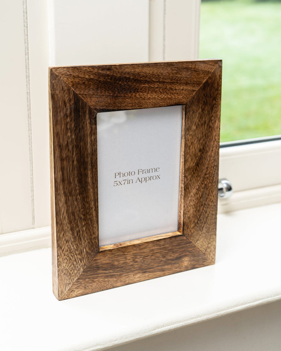 Dark Mango Wood Photo Frame  5 x 7"