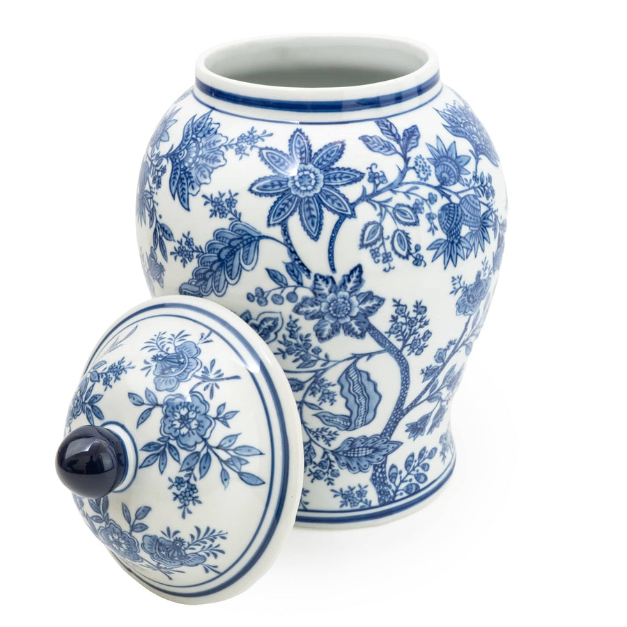 Oriental Large Blue & White Ginger Jar