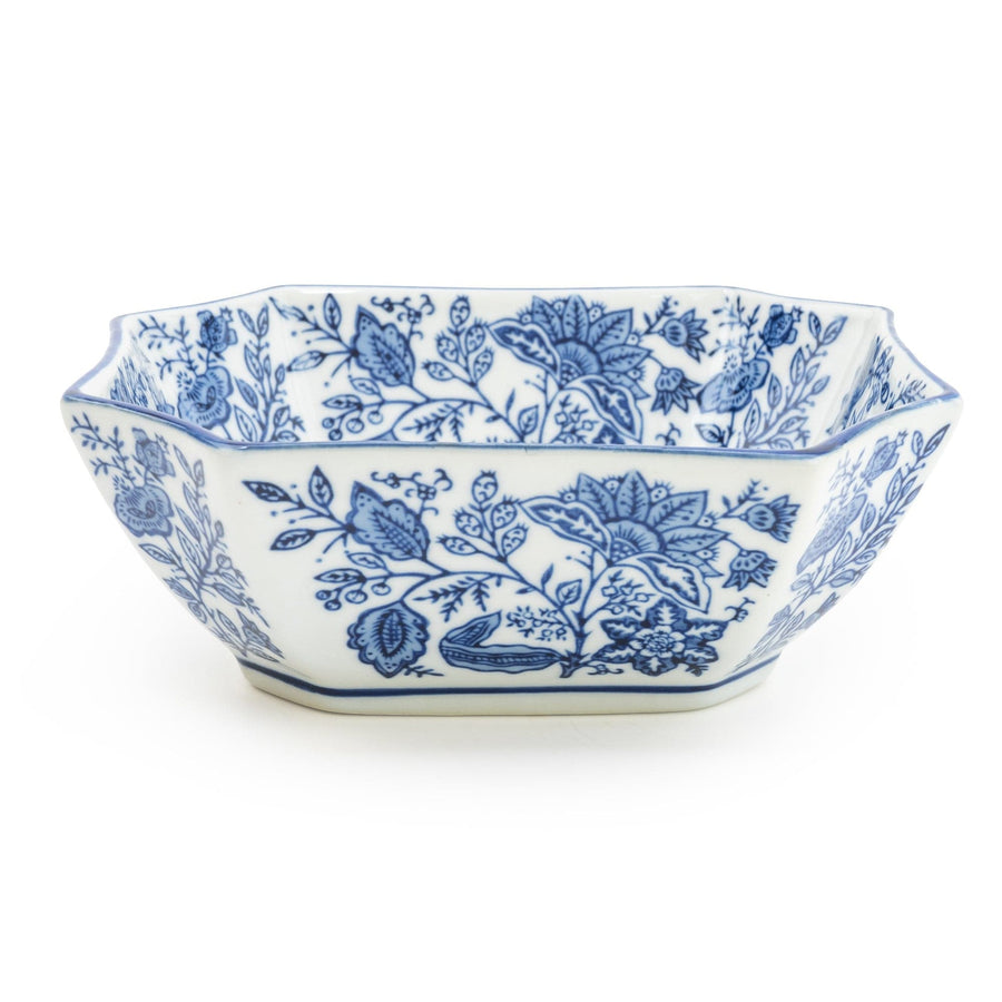 Oriental Blue & White Rectangular Bowl