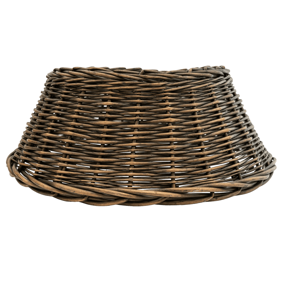 Wicker Tree Skirt - Dark Brown