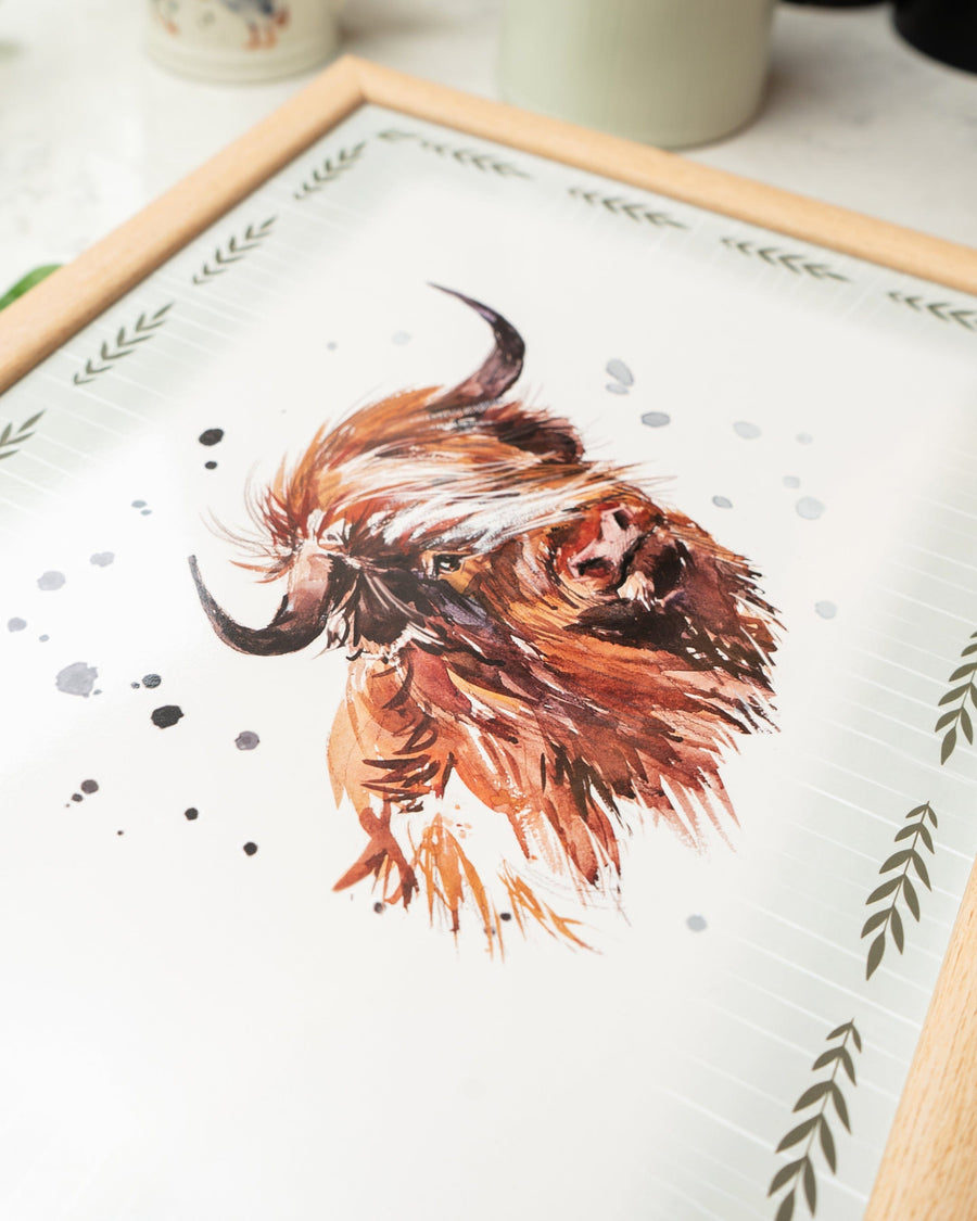 Highland Cow Lap Tray