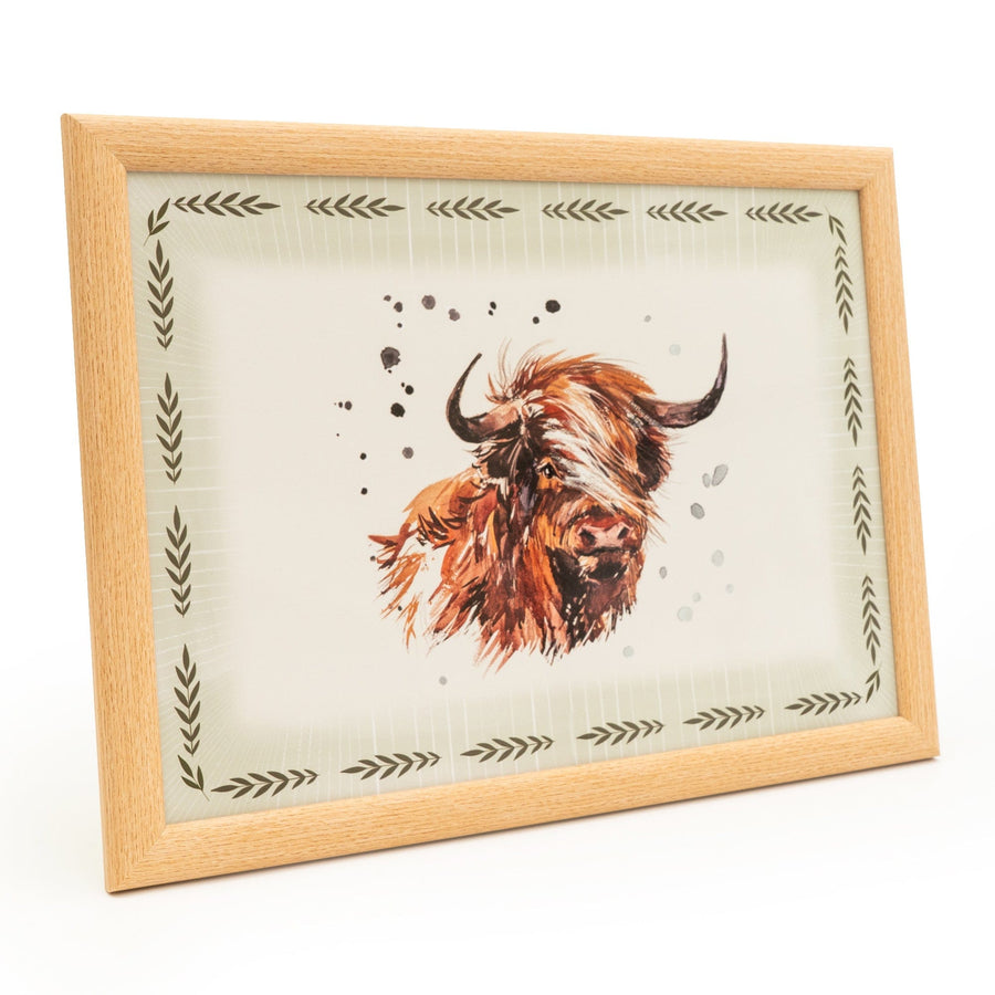 Highland Cow Lap Tray