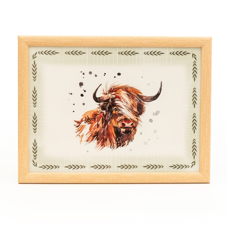 Highland Cow Lap Tray