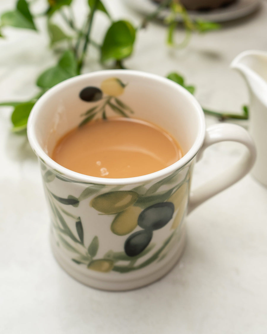 Olive Pattern Tankard Mug