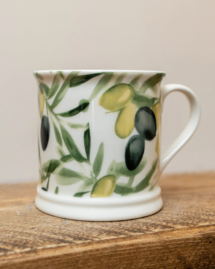 Olive Pattern Tankard Mug