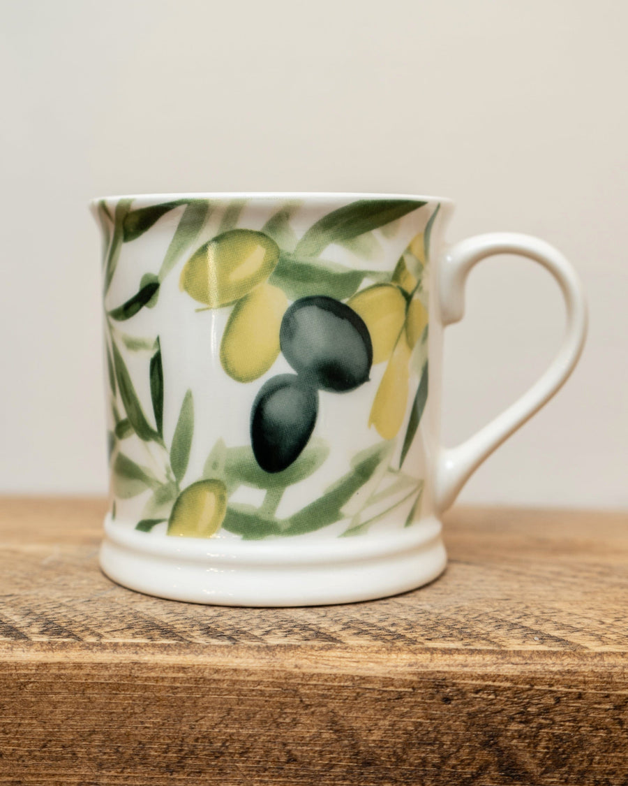 Olive Pattern Tankard Mug