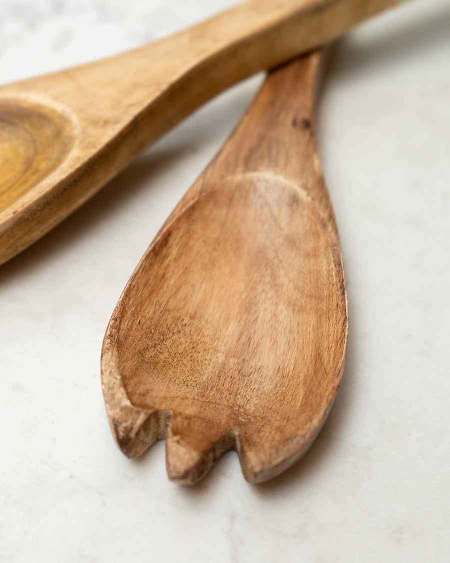 Olive Serving Spoon & Fork Set