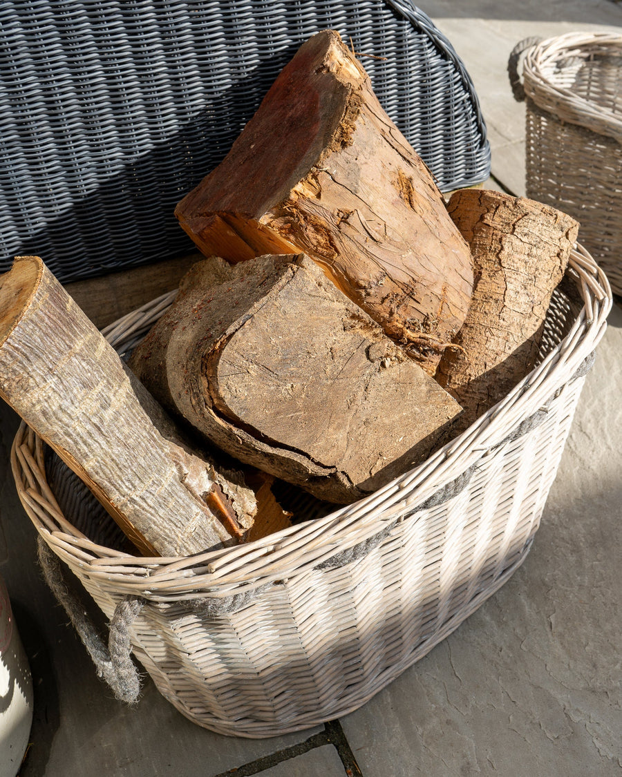 Oval Log Basket