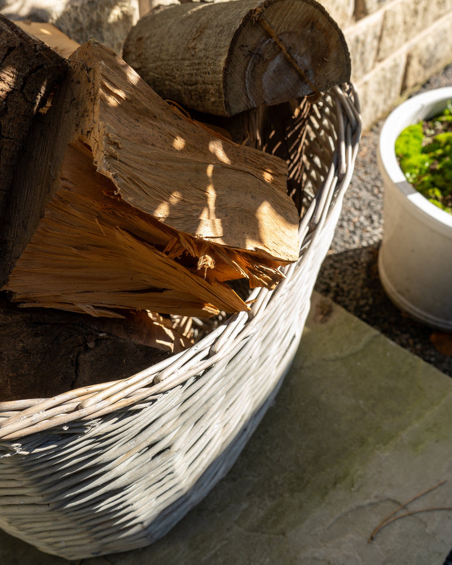 Oval Scoop Log Basket