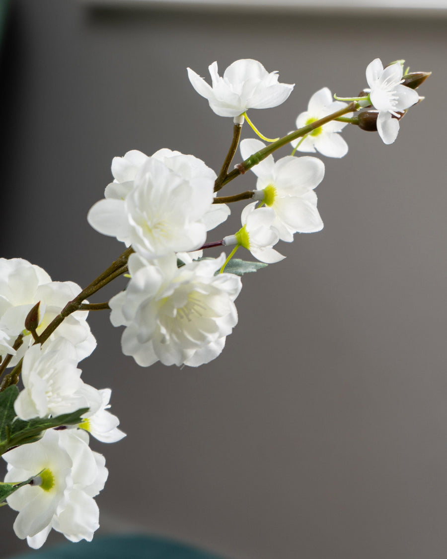 Artificial Blossom in Orb Vase