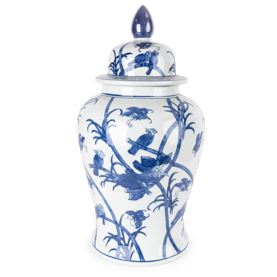 Oriental Extra Large Blue & White Ginger Jar