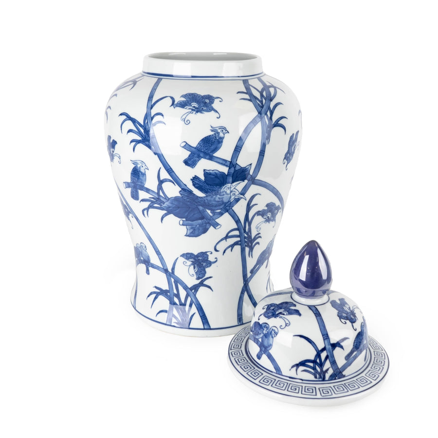 Oriental Extra Large Blue & White Ginger Jar