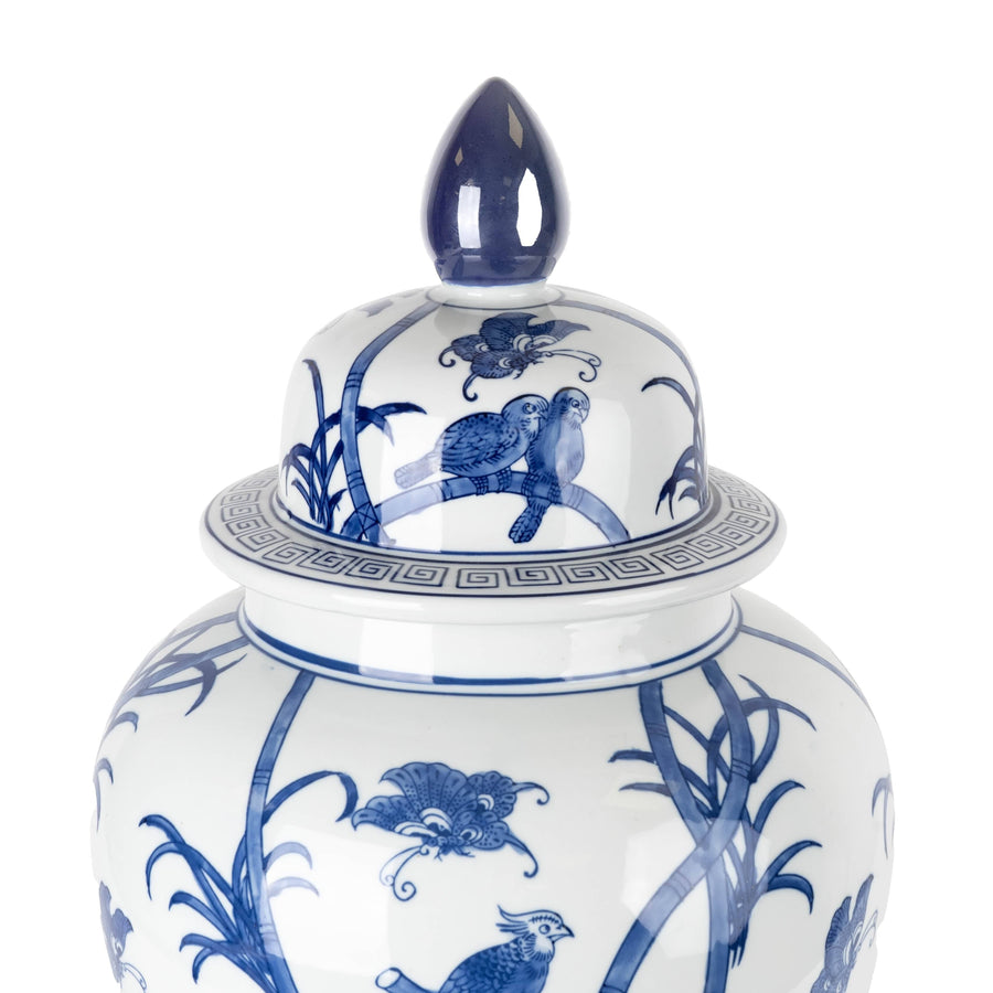 Oriental Extra Large Blue & White Ginger Jar