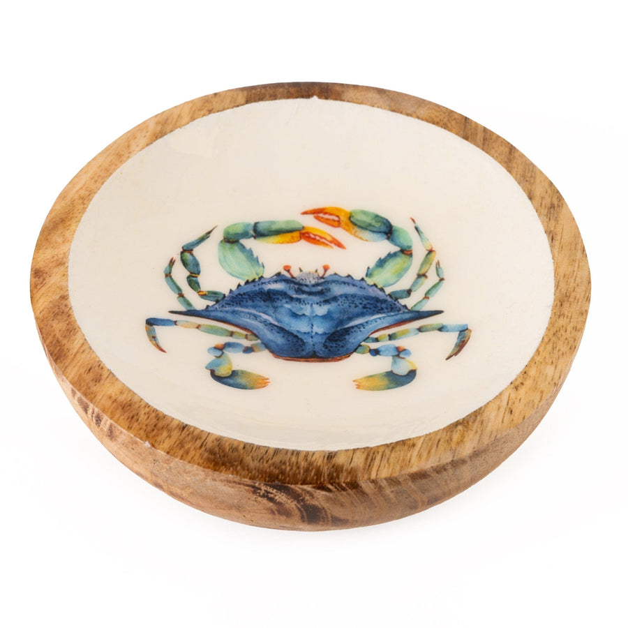 Crab Small Mango Wood Dish