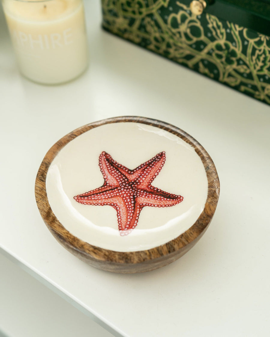 Starfish Small Mango Wood Dish