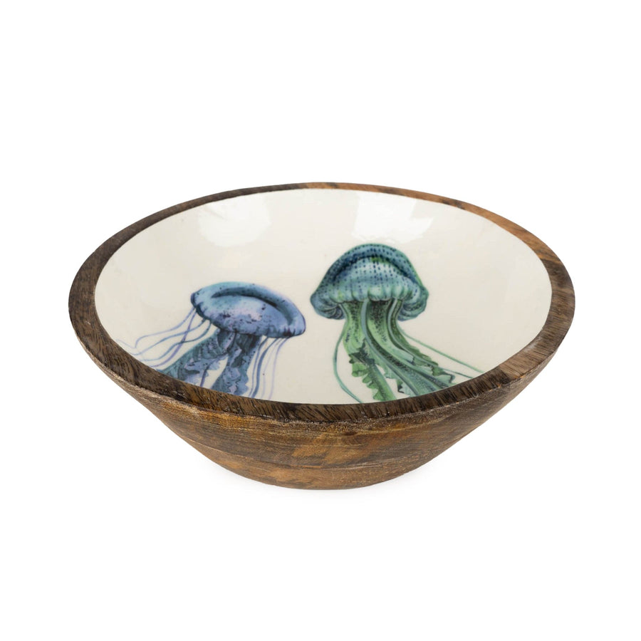 Jellyfish Large Mango Wood Bowl