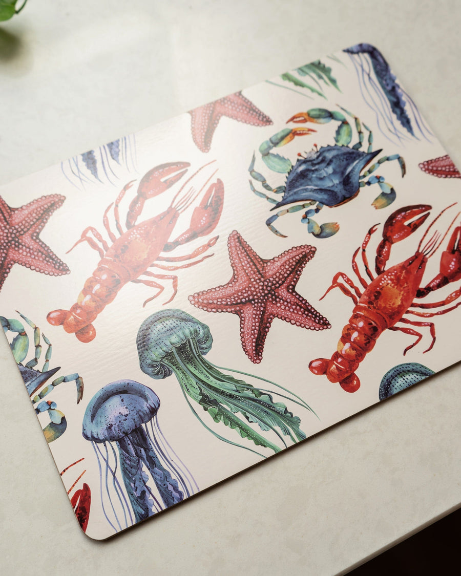 Set of 4 Sea Creatures Placemats