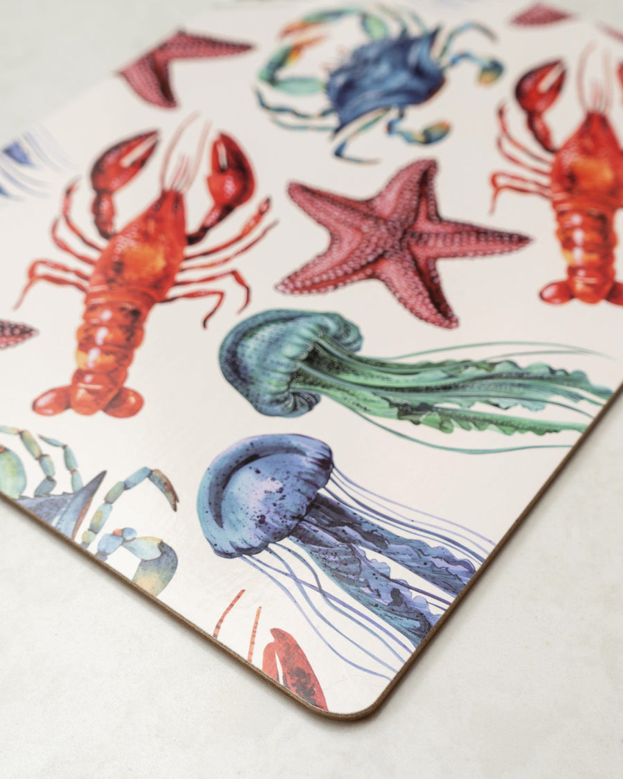 Set of 4 Sea Creatures Placemats