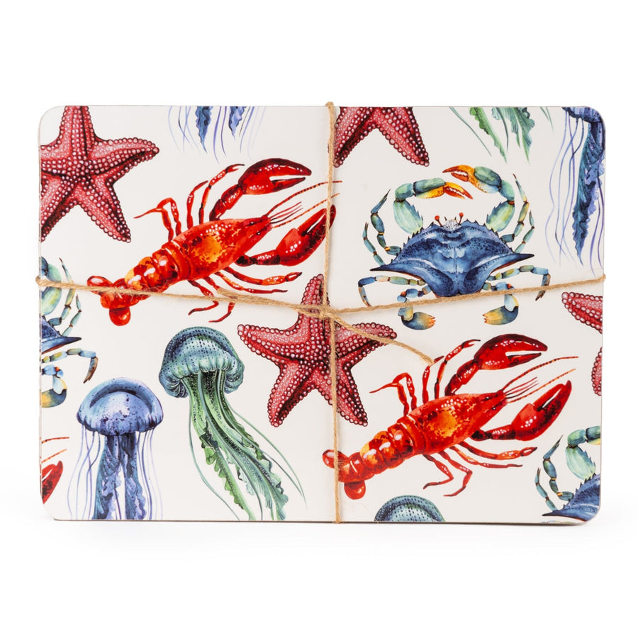 Set of 4 Sea Creatures Placemats