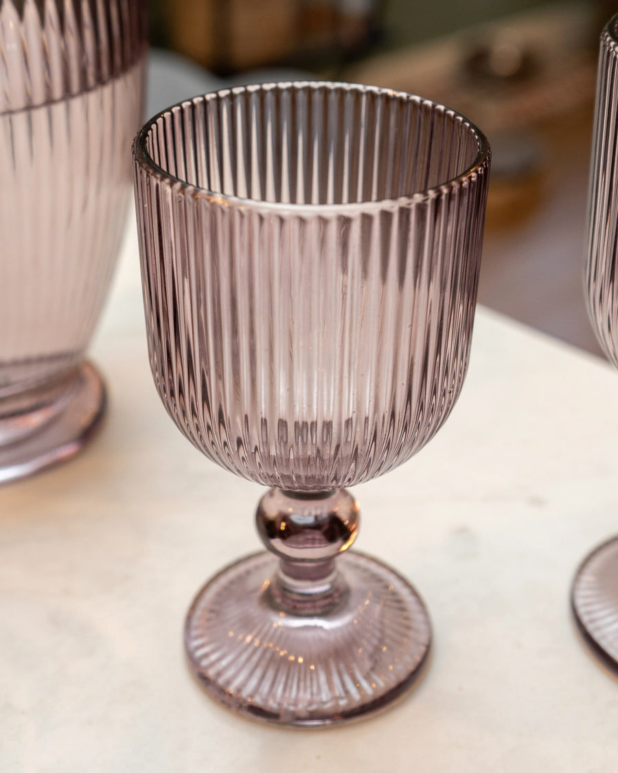 Stemmed Plum White Wine Glass