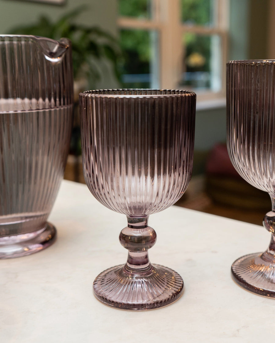 Stemmed Plum White Wine Glass