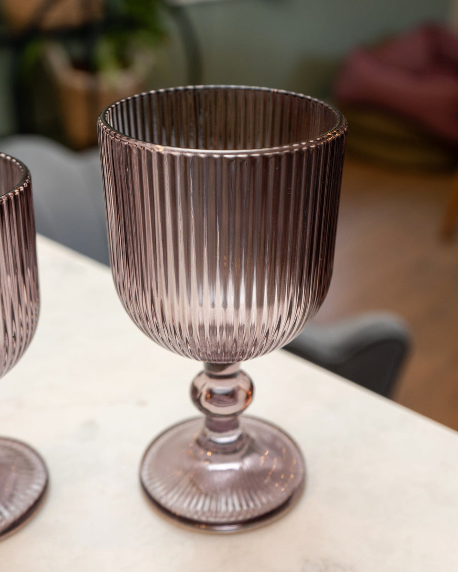 Stemmed Plum Red Wine Glass