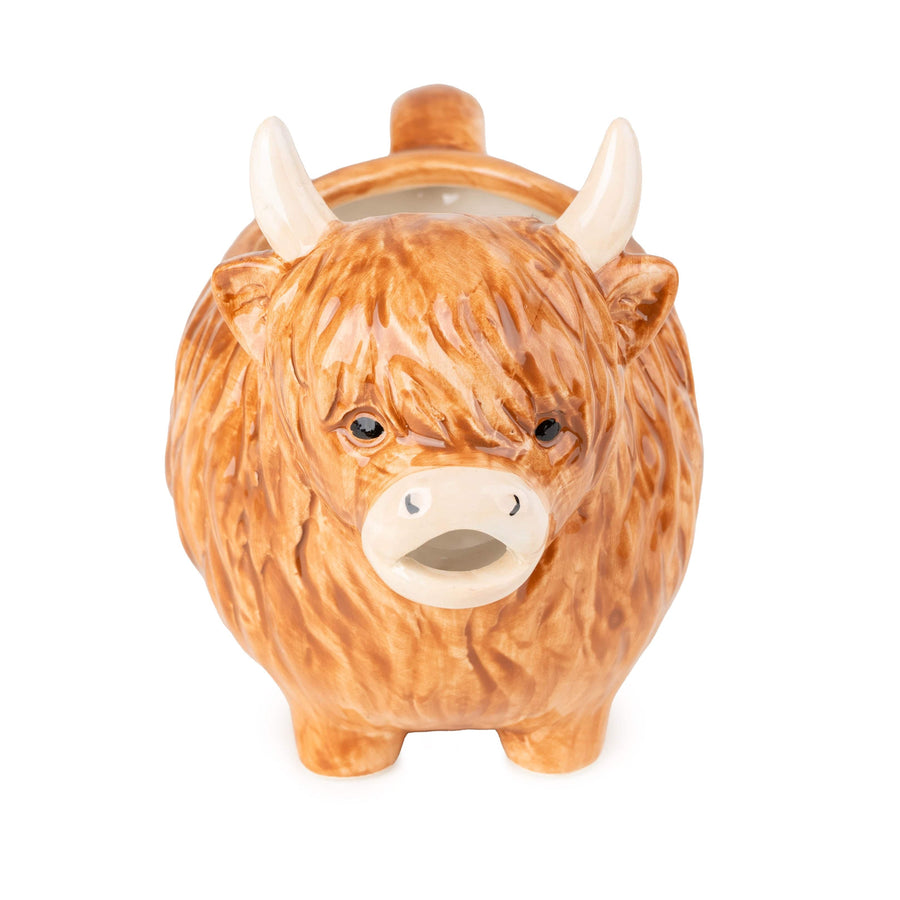 Highland Cow Ceramic Gravy Boat