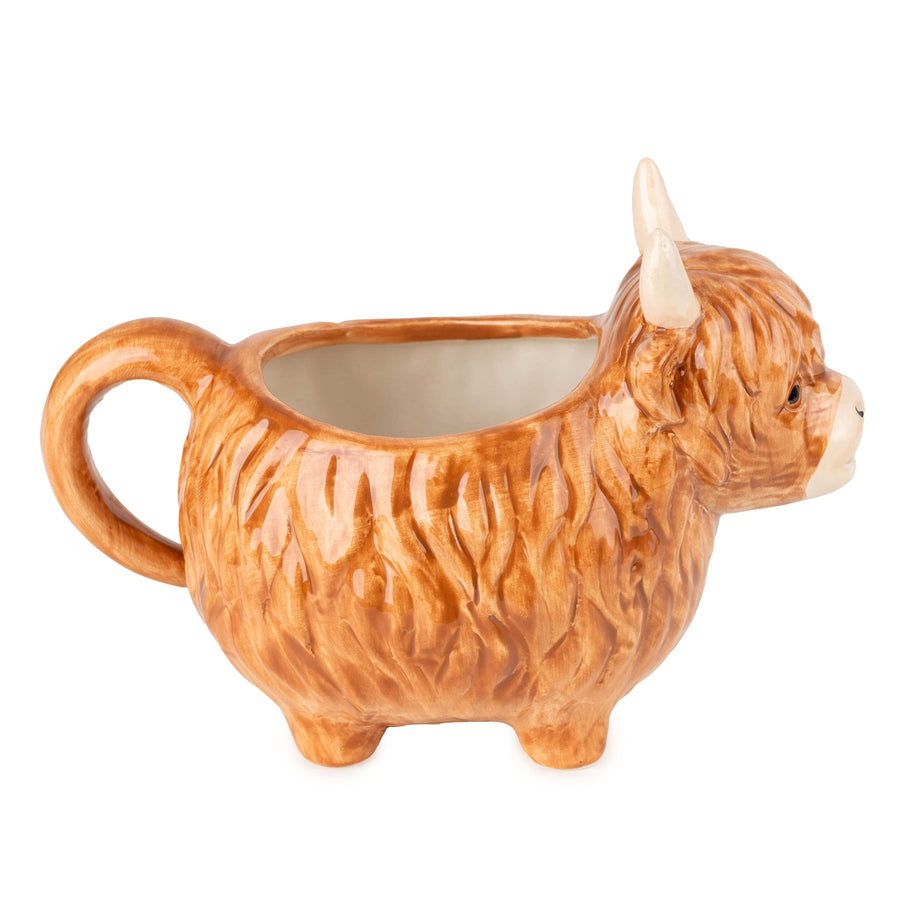 Highland Cow Ceramic Gravy Boat