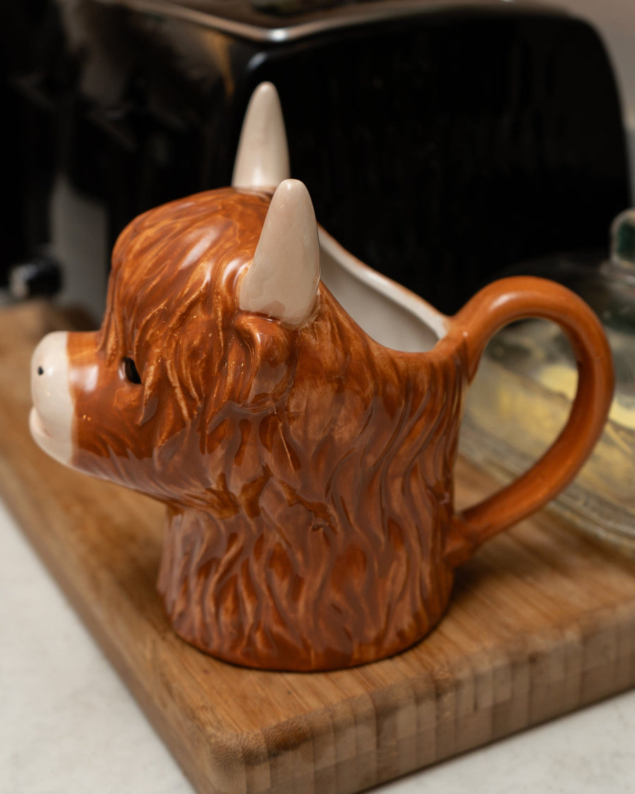 Highland Cow Milk Jug