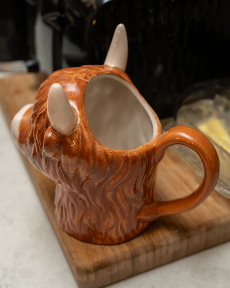 Highland Cow Milk Jug