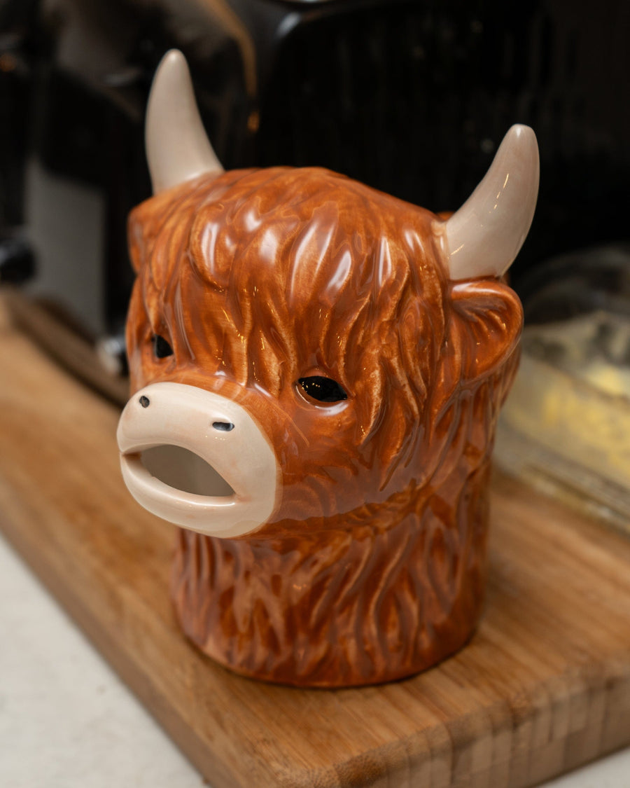 Highland Cow Milk Jug