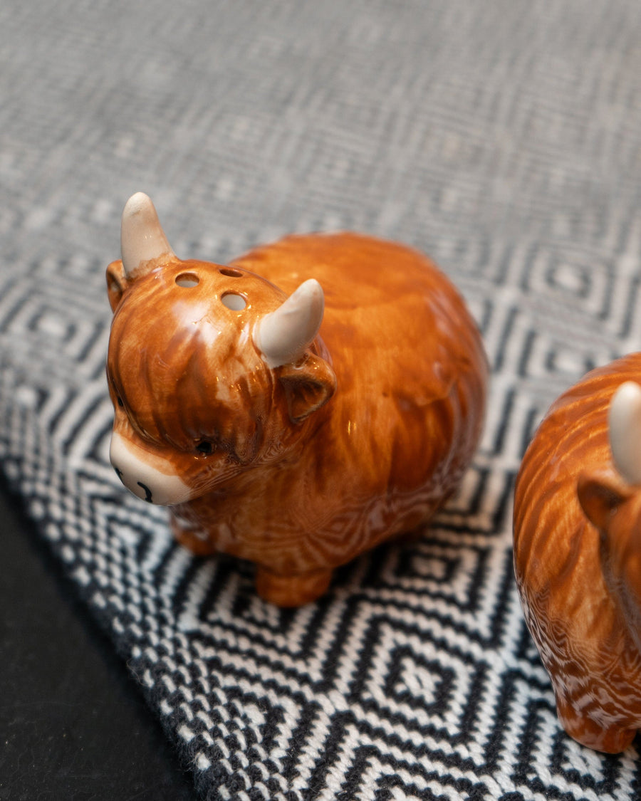 Highland Cow Salt & Pepper Pots