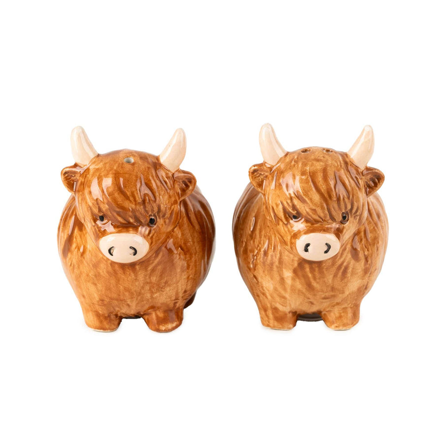 Highland Cow Salt & Pepper Pots