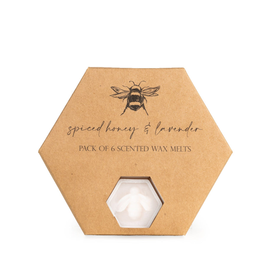 Bee Pack of 6 Spiced Honey & Lavender Wax Melts