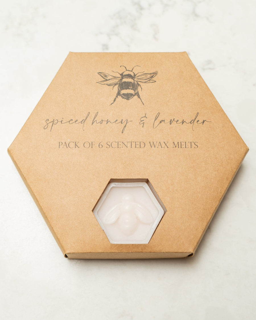 Bee Pack of 6 Spiced Honey & Lavender Wax Melts