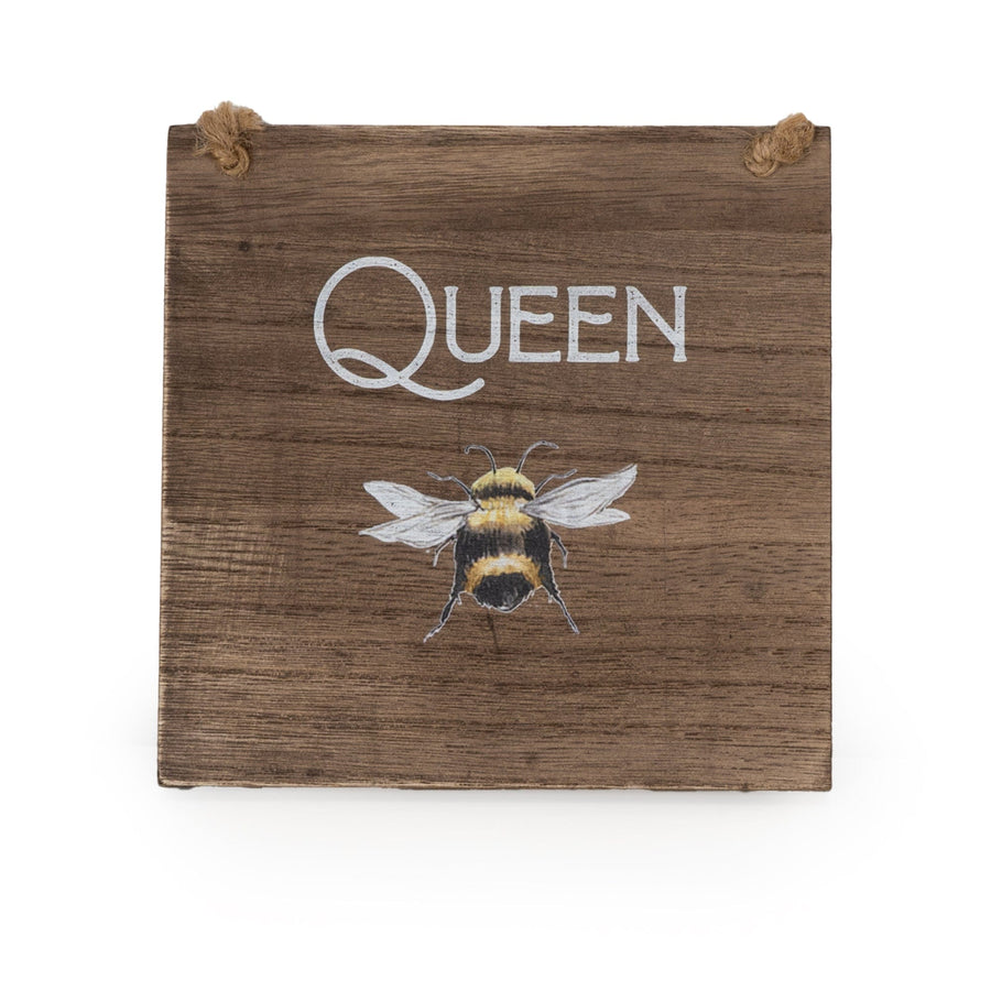 Queen Bee MDF Hanging Sign