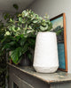 Small White Conical Vase