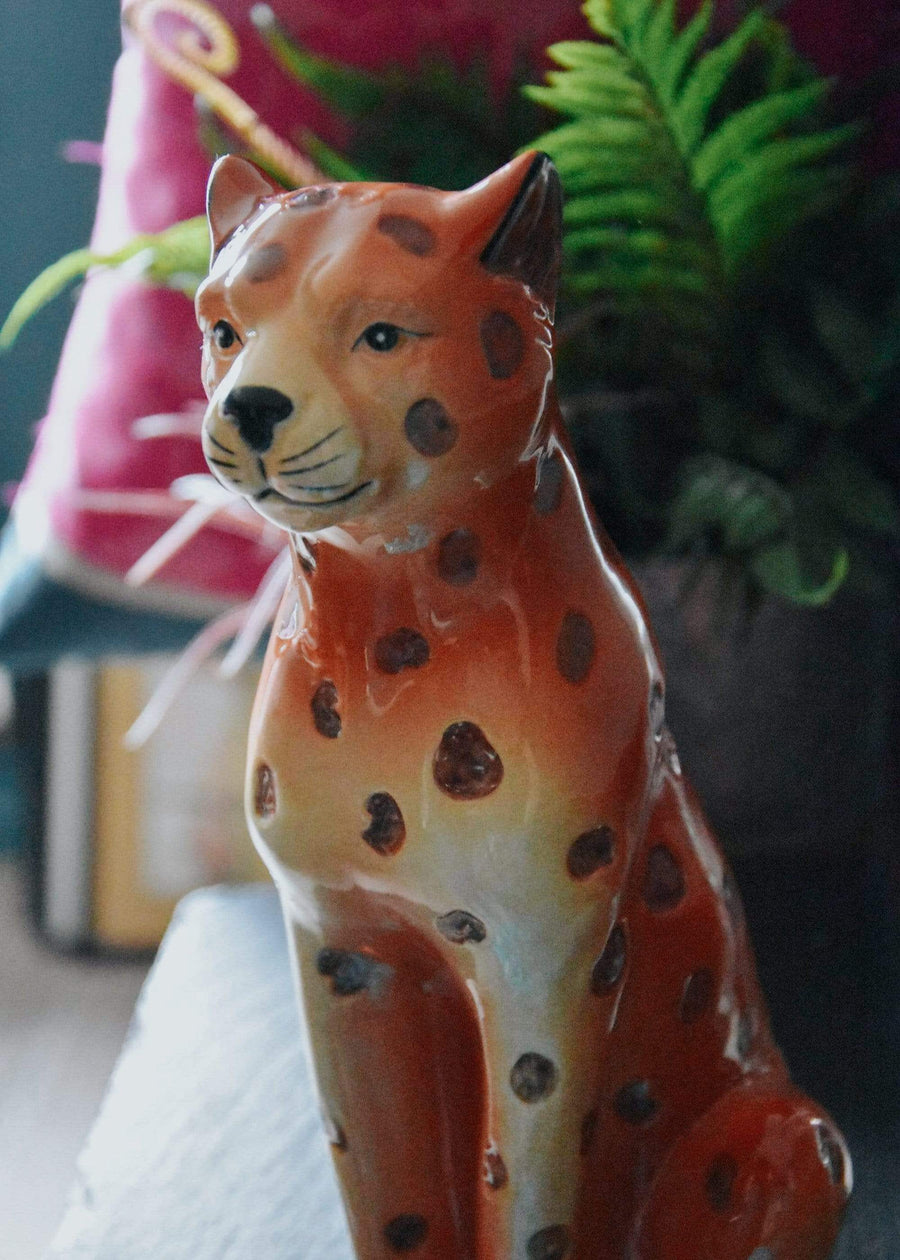 Sitting Leopard Ornament – ESME Home