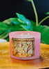 Scented candles Ether Chinoiserie 2 Wick Candle Aromoatic Shea gold table artificial plant living room home décor